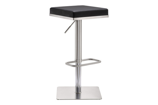 Kathy Steel Adjustable Barstool|black