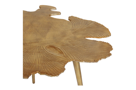 Amoeba Side Table|gold