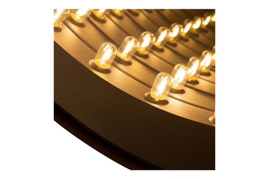 Carnival LED Round Infinity Mirror|brass
