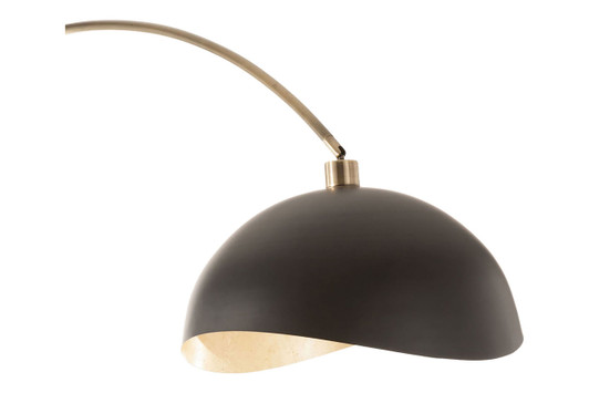Luna Bella Arc Lamp|weathered_brass___matte_black_and_gold_leaf