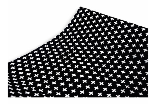 Cross Changing Pad Cover|black