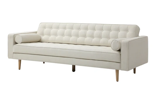 Owen Boucle Sofa|white