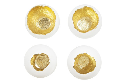 Broken Egg Wall Art Set|white___gold