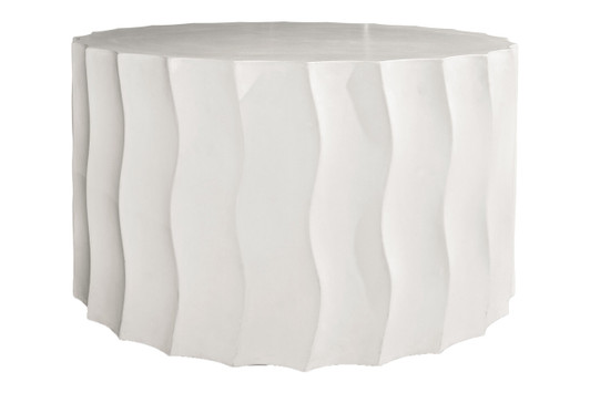 Wave Accent Table|ivory_white