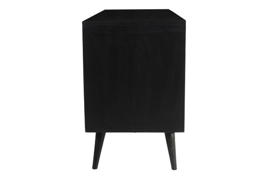 Serafina 3-Door Sideboard|black