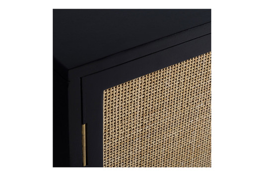 Serafina 3-Door Sideboard|black