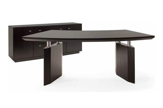 Bali Curved Desk|black