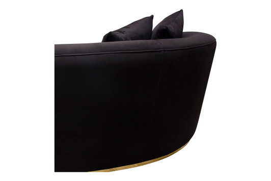 Rory Suede Sofa|black_suede_velvet