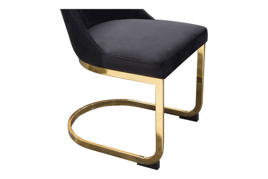 Virgo Dining Chair (Set of 2)|black___gold