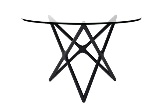 Star-Crossed Dining Table|beech_stained_black