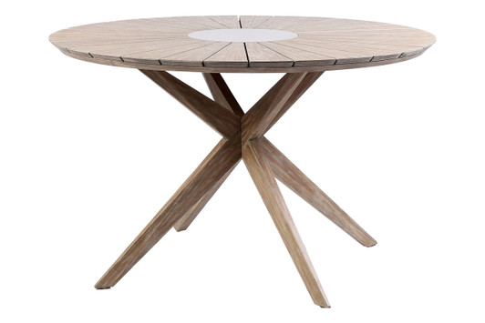 Oscar Outdoor Round Dining Table|light_eucalyptus