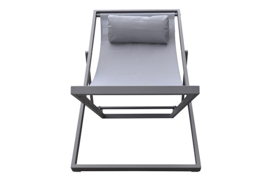 Sling Deck Chair|gray