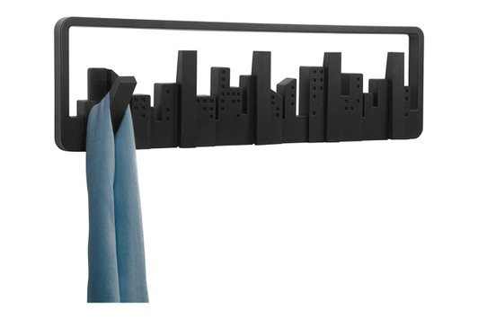 Skyline Wall-Mount Multi-Hook|black