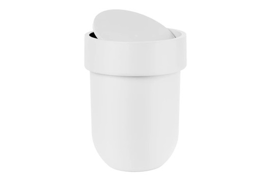 Touch Waste Can with Lid|white