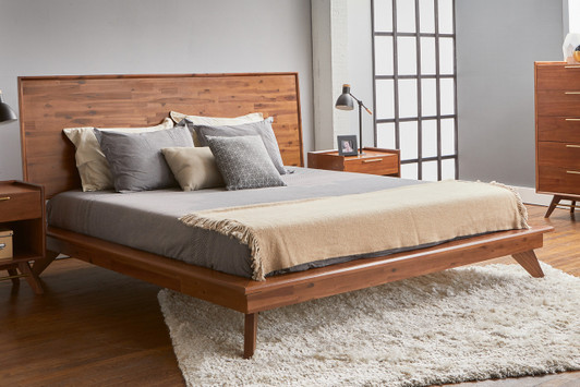 Denali Slat Bed|queen lifestyle