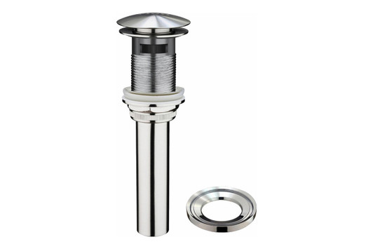 Pop-up Drain with Overflow|brushed_nickel