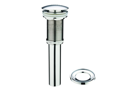 Vessel Sink Pop-up Drain and Mounting Ring|chrome