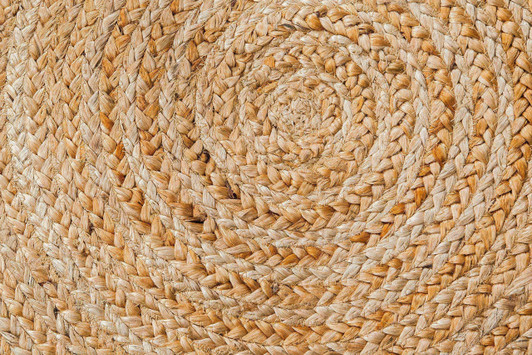 Anji Mountain Round Kerala Natural Jute Rug