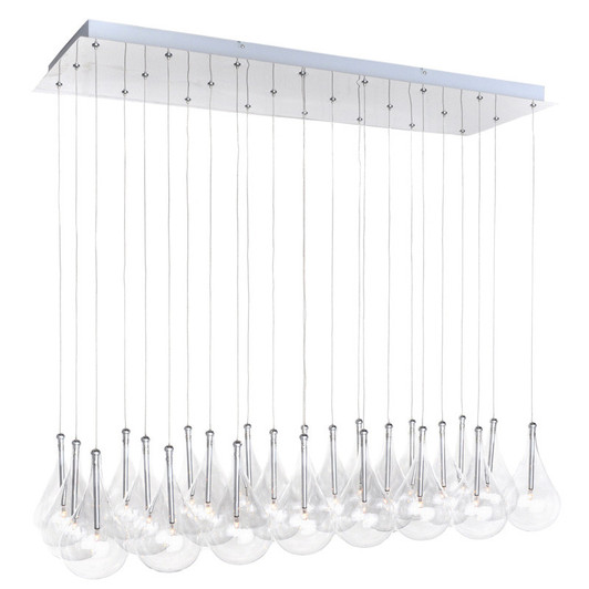 Lazio 24 Light Pendant (Polished Chrome / Clear Glass)