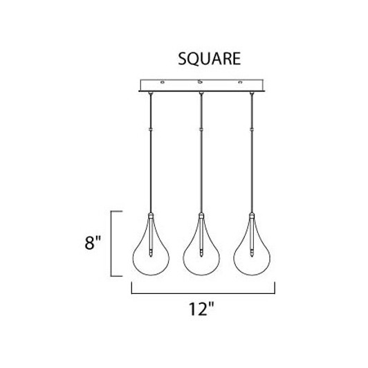 Lazio 9 Light Pendant
