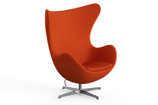 Jacobsen Egg Chair|gabriel_of_denmark__flame_orange
