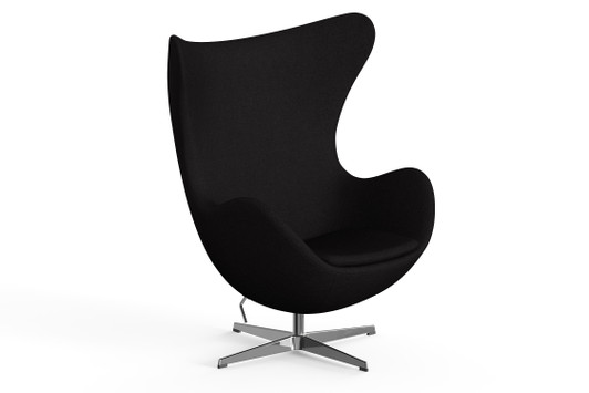 Jacobsen Egg Chair|gabriel_of_denmark__black_pearl