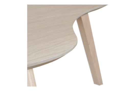 Kidney Shaped Coffee Table (Sunwash)