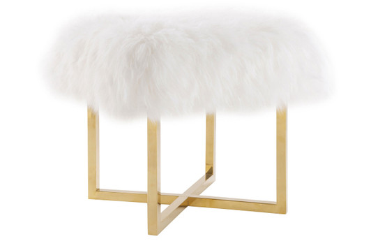 Gabrielle Sheepskin Bench