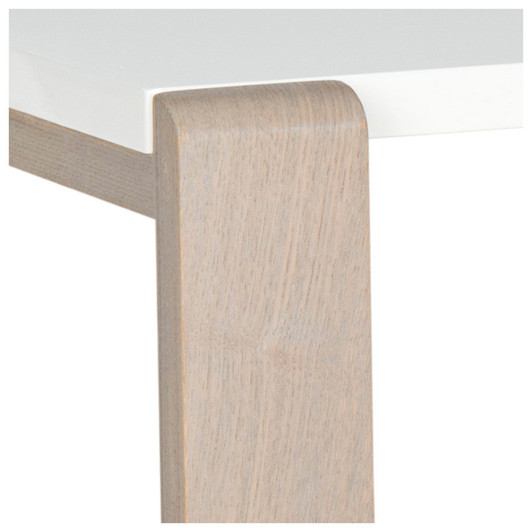 Bartholomew Lacquer Coffee Table (Grey Wash Brown)