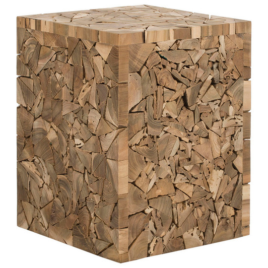 Forbes Teak Square Stool