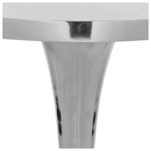 Galium Aluminum Side Table