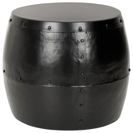 Hogan Iron Drum Stool