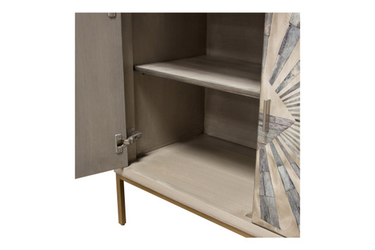 Sunburst Accent Cabinet