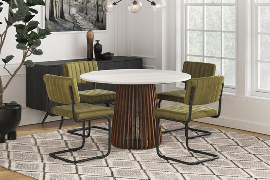 Lacey Round Terrazzo Dining Table|lifestyle