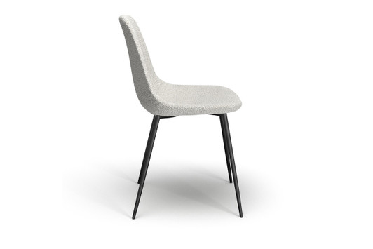 Sigfred Boucle Side Chair (Set of 2)|white