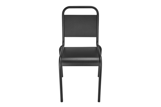 Enid Outdoor Side Chair|black