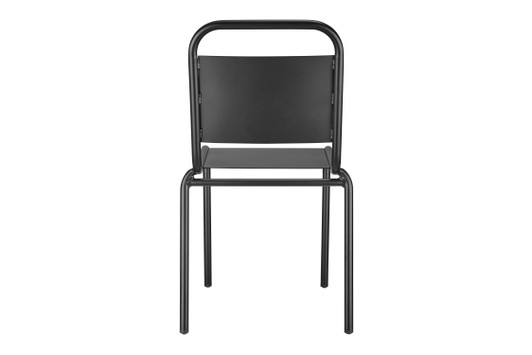 Enid Outdoor Side Chair|black