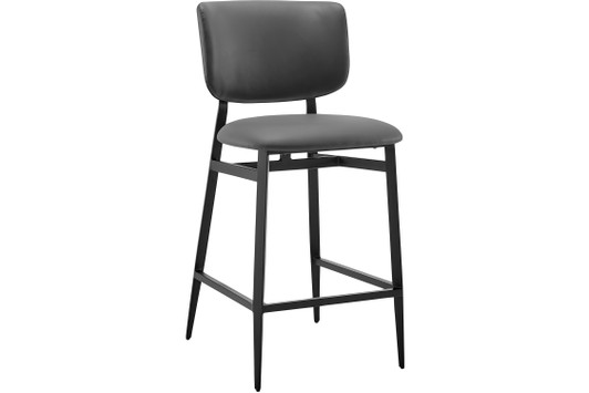 Felipe Counter Stool|leatherette_gray