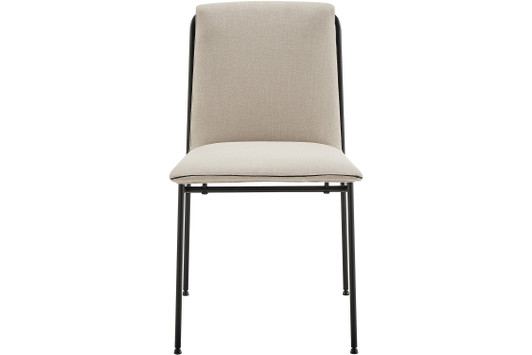 Ludvig Side Chair (Set of 2)|tan_fabric