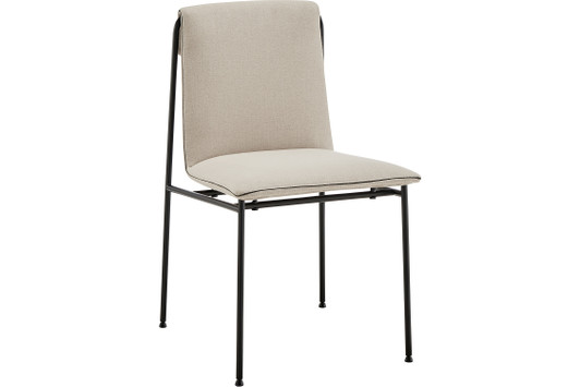 Ludvig Side Chair (Set of 2)|tan_fabric