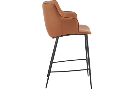 Ronja Counter Stool|cognac