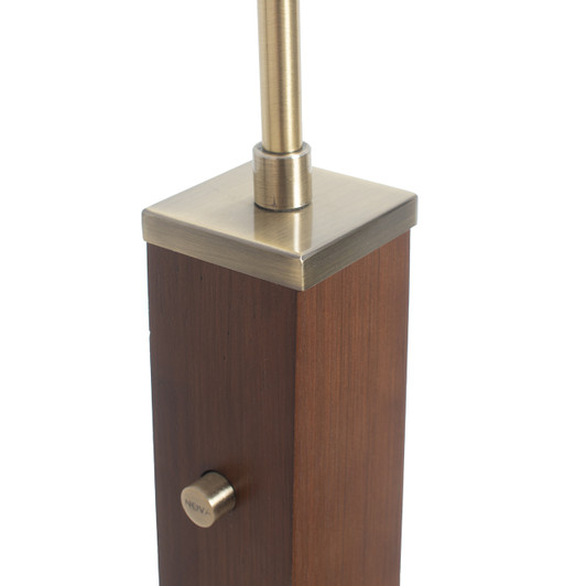 Taper 1 Light Arc Floor Lamp