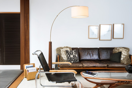 Taper 1 Light Arc Floor Lamp