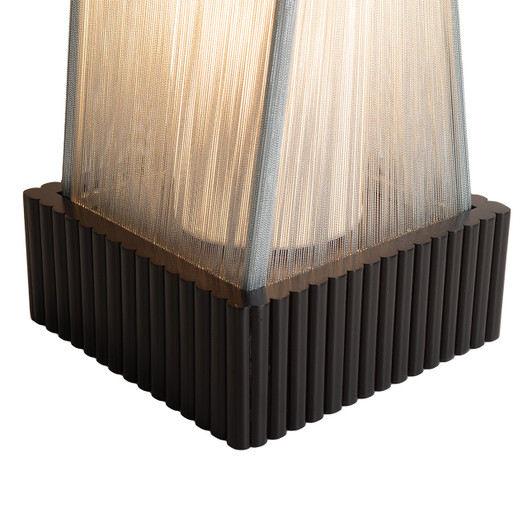 Torque Accent Ebony Floor Lamp