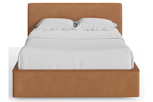 Ava Vegan Leather Bed|full
