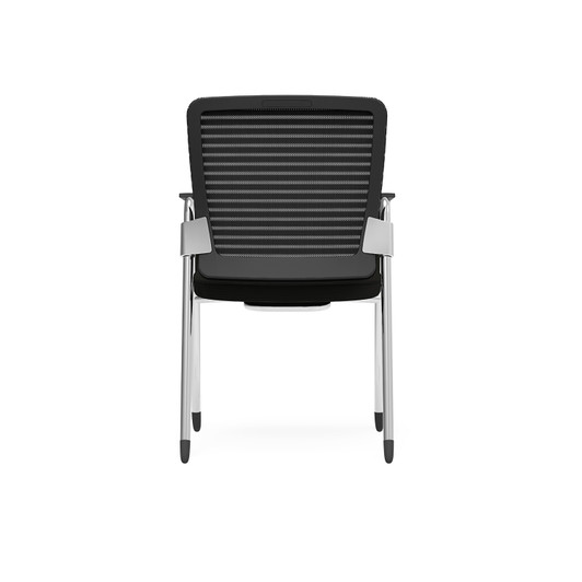 Eon Visitor Chair|black_chrome