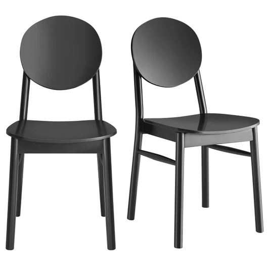 Octavio Side Chair (Set of 2)|black