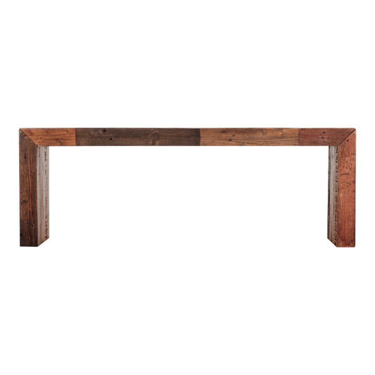 Vintage Small Bench Light Brown|brown