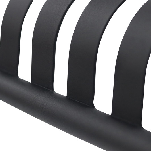 Enid 36 Inch Outdoor Coffee Table|black