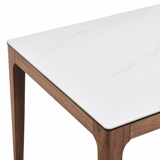 Haldis 71 Inch Rectangle Table|white